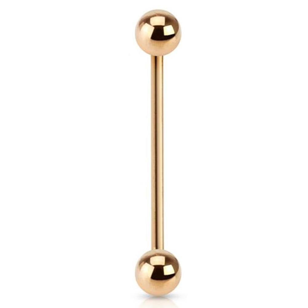 Augenbrauenpiercing UNIVERSAL Stud Labret Monroe Cartilage roségold Bananabell Spikes Edelstahl Chirurgenstahl 316L