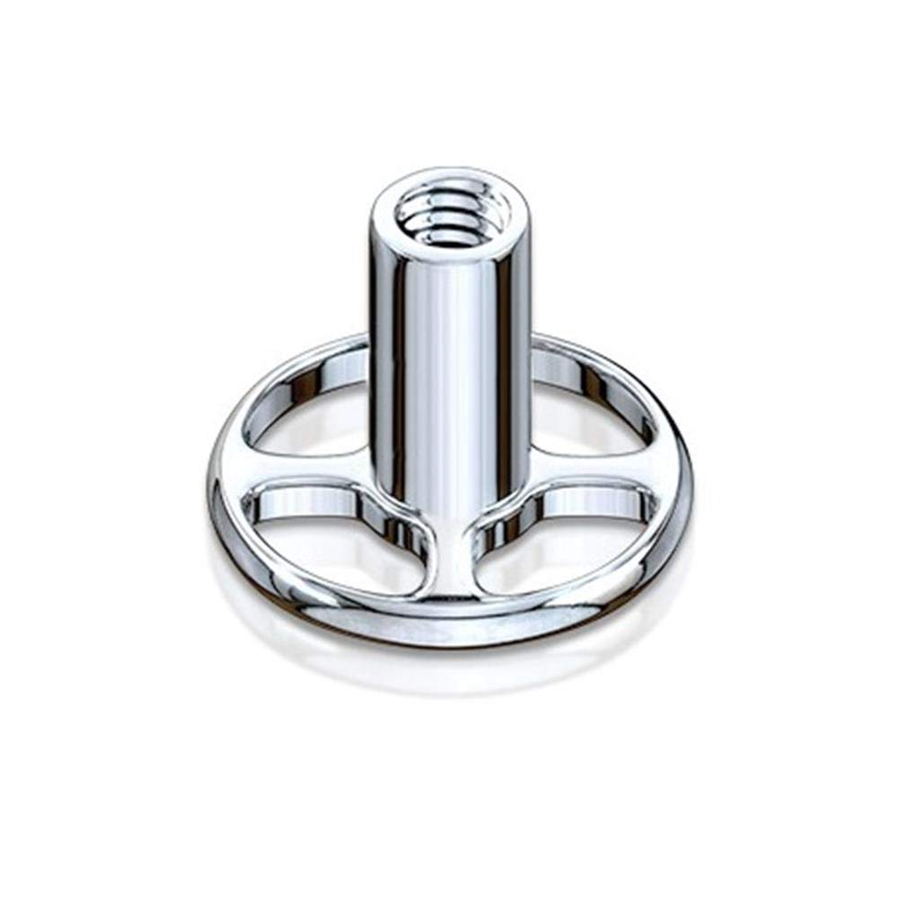 Hauptplatte Dermal Anchor Rund 4 Loch Titan 1.6 mm Stabdicke unterschiedliche Längen Implantat Grundplatte Skin Diver Hautplatte