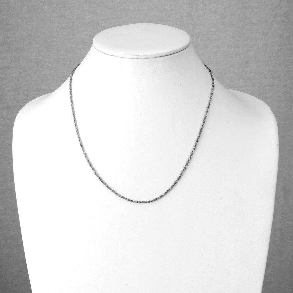 Paula & Fritz® Hals-Kette Damen Edelstahl Silber Gold viele Längen 1,5-mm Breit Herren-Kette Hals-Schmuck Kordelkette Frauen-Ketten Männer-Ketten