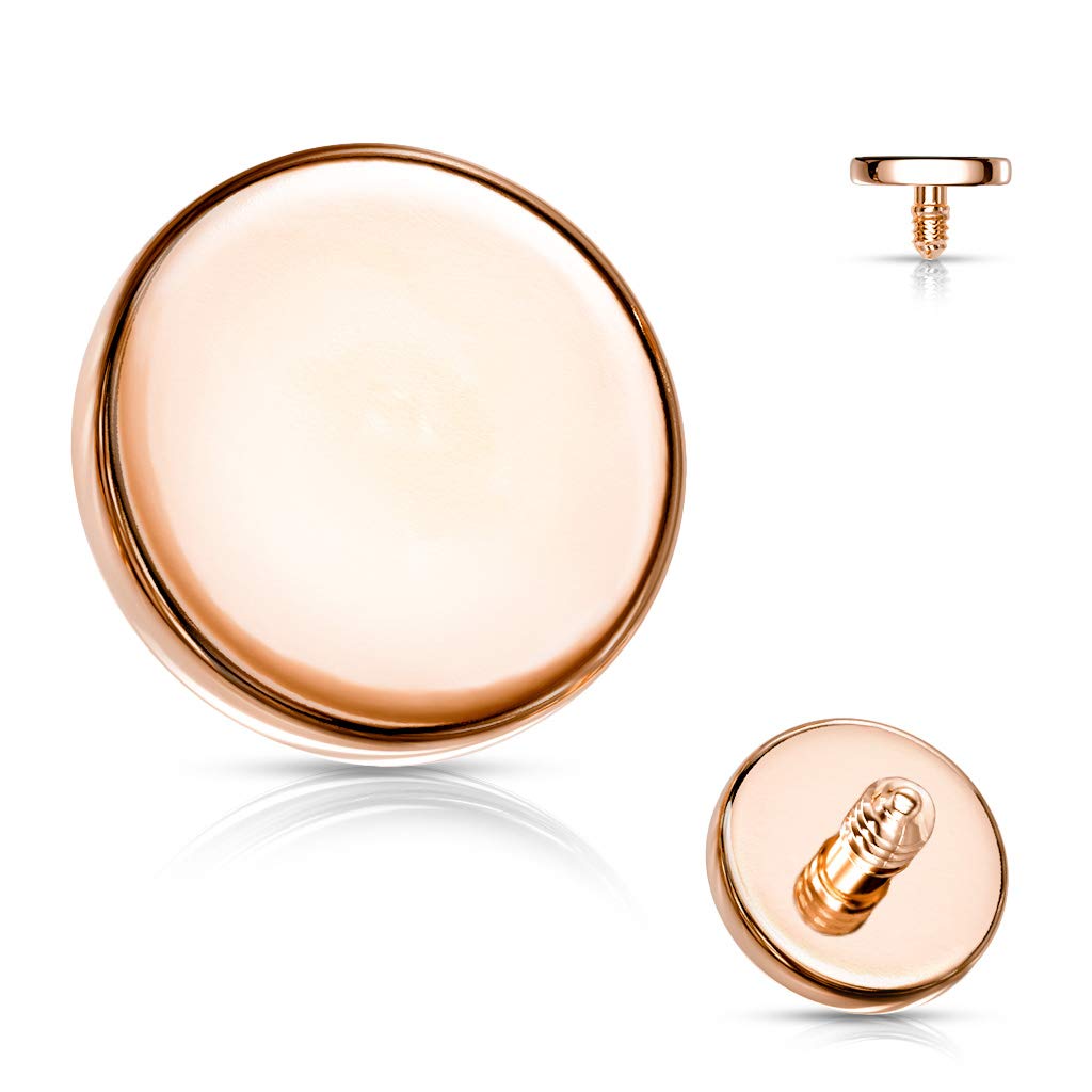 Dermalanchor Aufsatz Platte 316L Chirurgenstahl viele Farben, Größen und Stärken Hautanker Skin Diver Implantat Bodypiercing