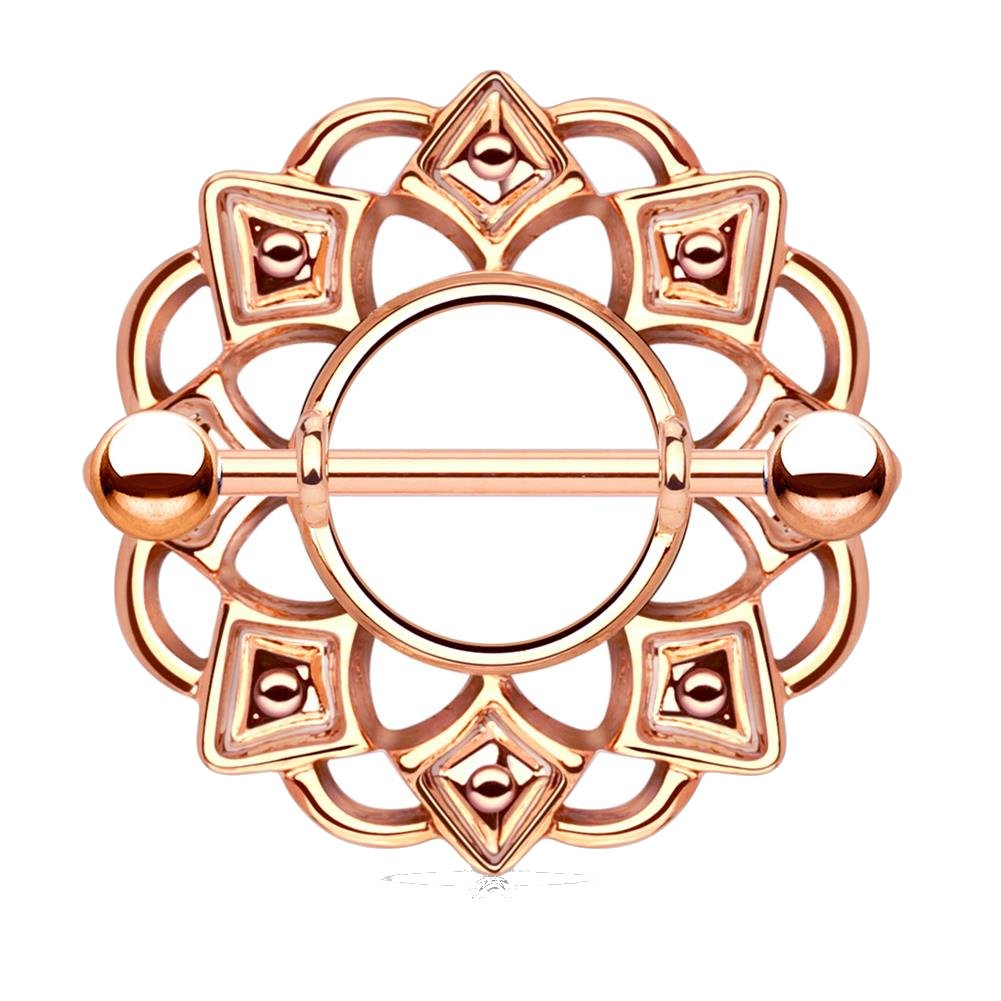 Brustwarzenpiercing Brust-piercing Frau Maenner Intim-piercing Mann Nippel-piercing Silber Gelbgold Roségold Rosenschild Edelstahl Chirurgenstahl 316L