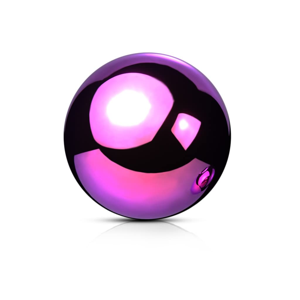 Paula & Fritz® Piercing Ersatz-Kugel Chirurgenstahl 316L Innengewinde 1,2-mm 1,6-mm Stärke Kombinierbar Mehrfarbig Barbell Labret Surface Nipple Ball