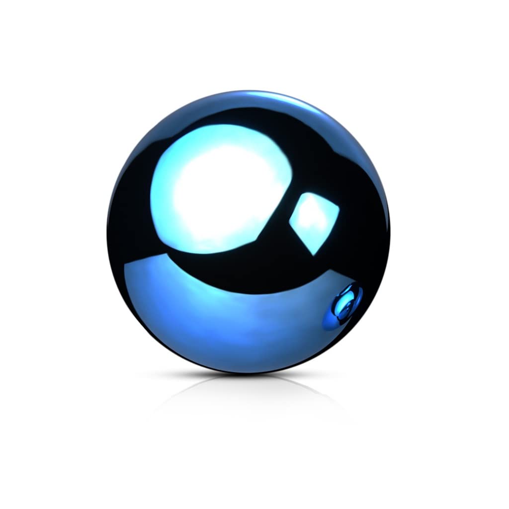 Paula & Fritz® Piercing Ersatz-Kugel Chirurgenstahl 316L Innengewinde 1,2-mm 1,6-mm Stärke Kombinierbar Mehrfarbig Barbell Labret Surface Nipple Ball