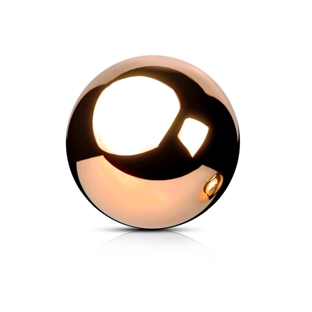 Paula & Fritz® Piercing Ersatz-Kugel Chirurgenstahl 316L Innengewinde 1,2-mm 1,6-mm Stärke Kombinierbar Mehrfarbig Barbell Labret Surface Nipple Ball