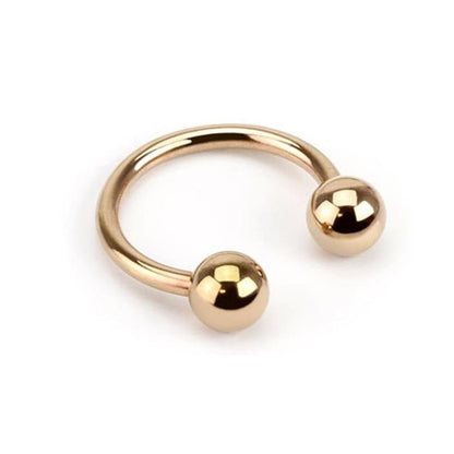 Horseshoe Hufeisen Circular Piercing Barbell Edelstahl Chirurgenstahl 316L roségold Augenbraue Lippe ALLE Größen