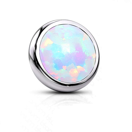 Dermalanchor Aufsatz Opal viele Farben Größen und Stärken Titan Grad 23 Hautanker Skin Diver Implantat Kugel Bodypiercing