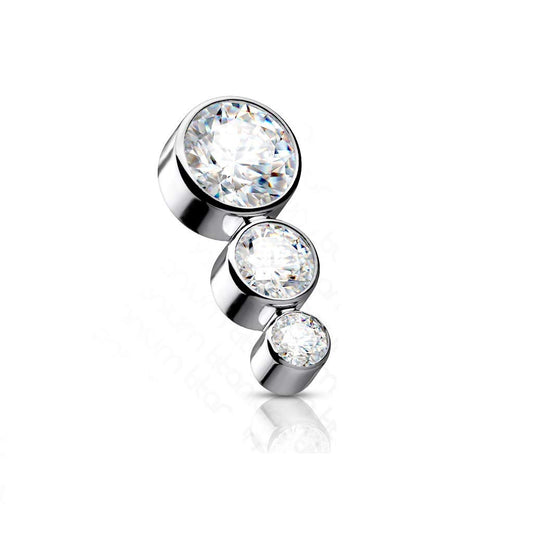 Dermalanchor Aufsatz Zirkonien Titan Grad 23 viele Farben und Stärken Hautanker Skin Diver Implantat Kugel Bodypiercing Zierlich