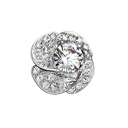 Dermal Anchor Aufsatz Hautanker Implantate Transdermal Microdermal Top Silber gold roségold Rosenblüte Zirkonia Clear Edelstahl Chirurgenstahl 316L