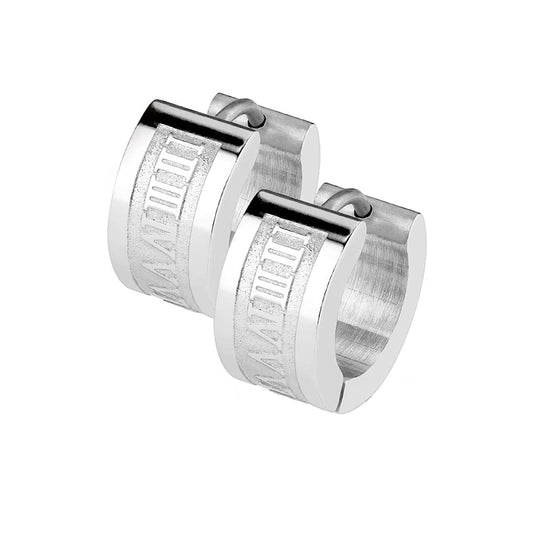 Paula & Fritz? 1 Paar Kreolen versilbert SSE-004 [Schmuck]