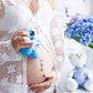 Schwangerschaftspiercing Bauchnabelpiercing Schild Baby ON Board Herz Zirkonia Bio Flexibler Stab Bauchpiercing Nabelpiercing